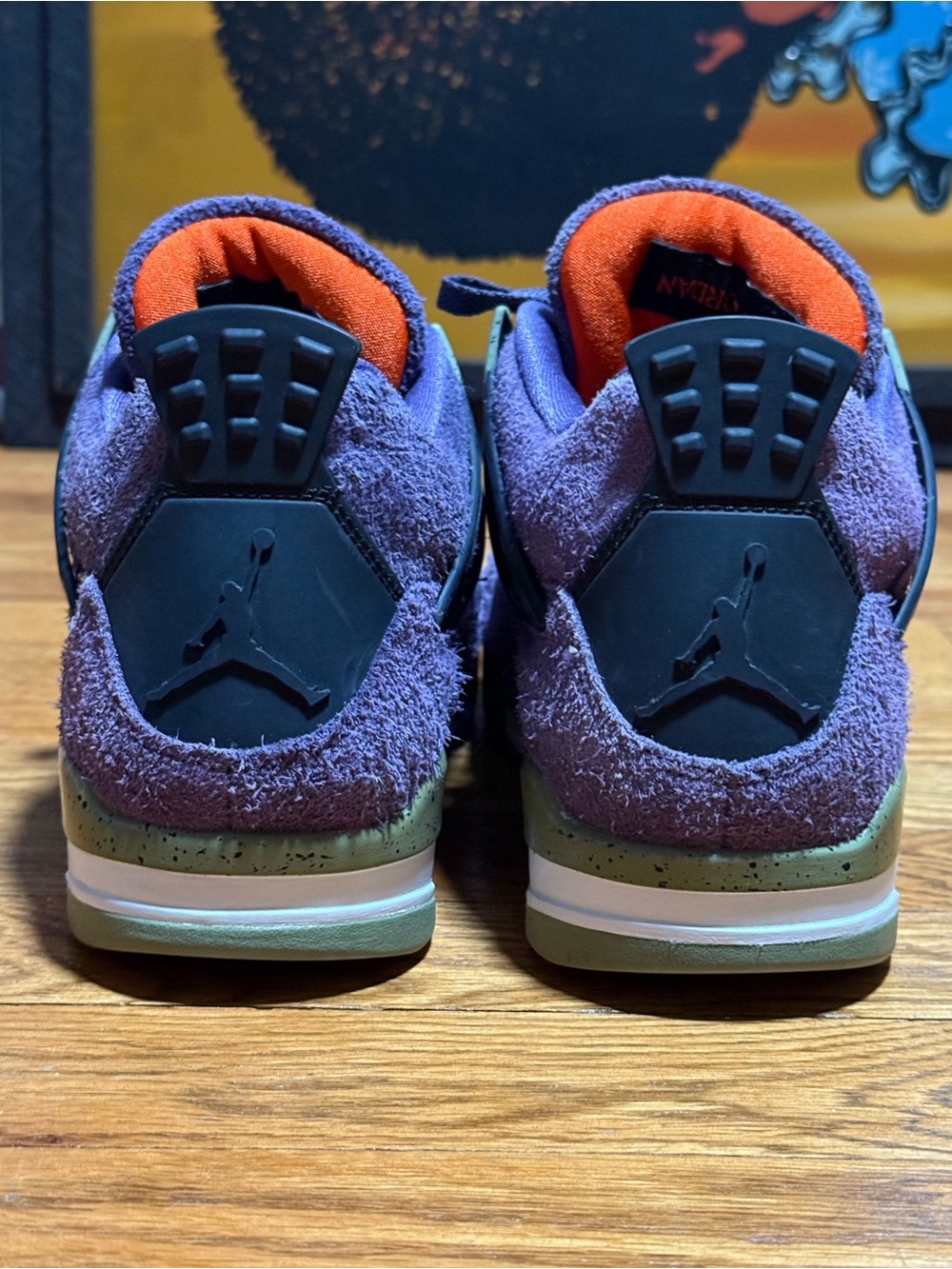2022 Air Jordan 4 Retro “Canyon Purple” Sneakers Women: 9.5 Men: 8 - Picture 5 of 14